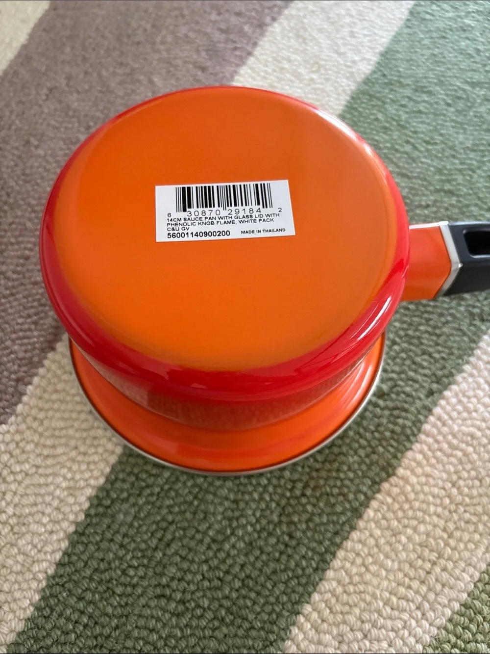 Le Creuset Flame Saucepan with Glass Lid - New in Box